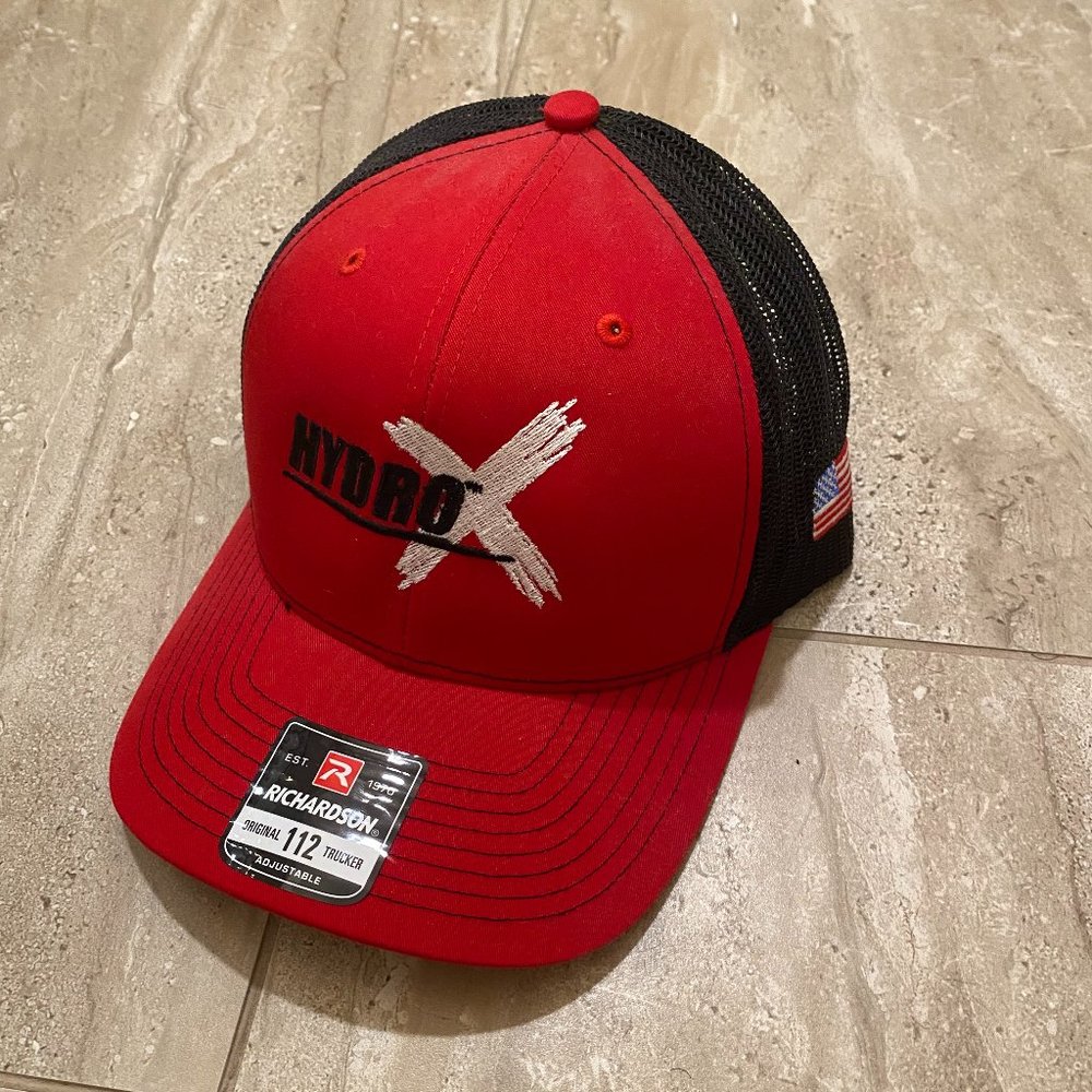 SnapBack Red and Black Hat